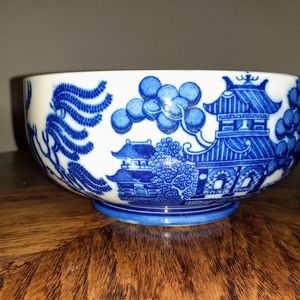 Antique Doulton Burslem England willow bowl